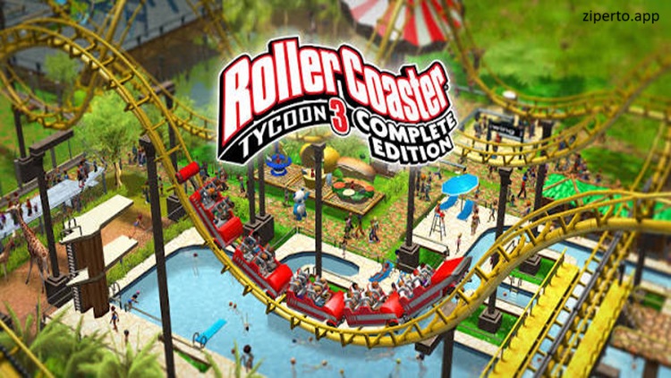 RollerCoaster Tycoon 3 Complete Edition 2026 featuring theme parks, rollercoasters and creative management.