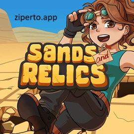 Sands and Relics 2026 character exploring fragile desert paths and ancient ruins.