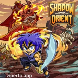 Shadow of the Orient 2026 pixel art action platformer with sword combat and mythical enemies.