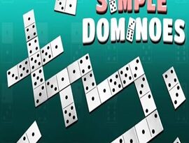 Simple Dominoes 2026 gameplay with domino tiles arranged for a strategic board game match.
