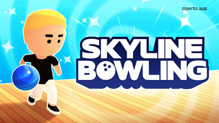 Skyline Bowling 2026 match with colorful lanes, bowling pins and competitive multiplayer action.