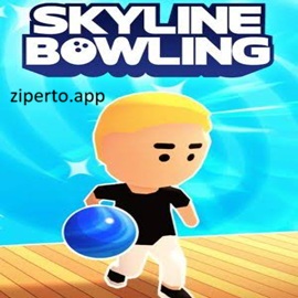 Skyline Bowling 2026 match with colorful lanes, bowling pins and competitive multiplayer action.