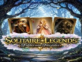 Solitaire Legends – Fables and Fairytales 2026 featuring classic solitaire cards with fairytale artwork.