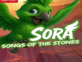 Sora – Songs of the Stone 2026 parrot flying through ancient stone landscapes.