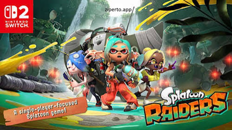 Splatoon Raiders 2026 featuring Deep Cut, gadgets, Salmonids and Spirhalite Islands.