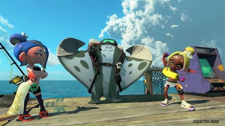 Splatoon Raiders 2026 featuring Deep Cut, gadgets, Salmonids and Spirhalite Islands.
