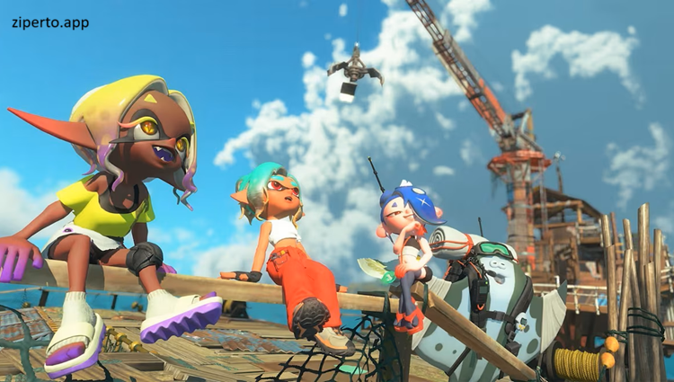 Splatoon Raiders 2026 featuring Deep Cut, gadgets, Salmonids and Spirhalite Islands.