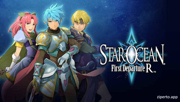 STAR OCEAN First Departure R 2026 showing Roddick, party members and real-time RPG combat.