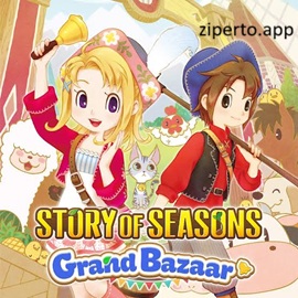Story of Seasons: Grand Bazaar 2026 featuring farming, windmills, gliding and Zephyr Town.