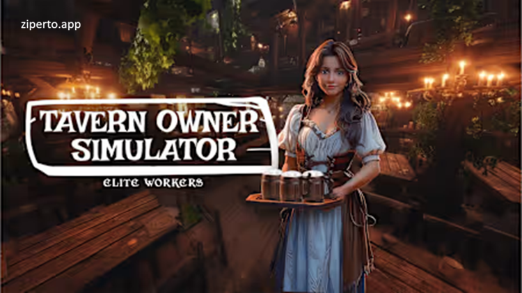Tavern Owner Simulator 2026 featuring staff, food, drinks and interior customization.