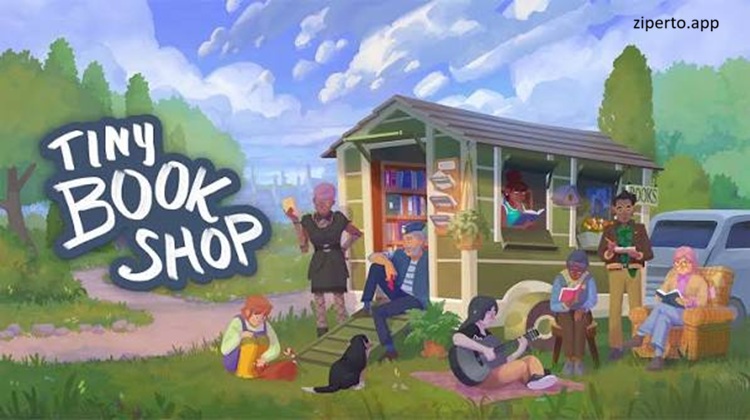 Tiny Bookshop 2026 cozy seaside bookshop adventure with colorful coastal scenery.