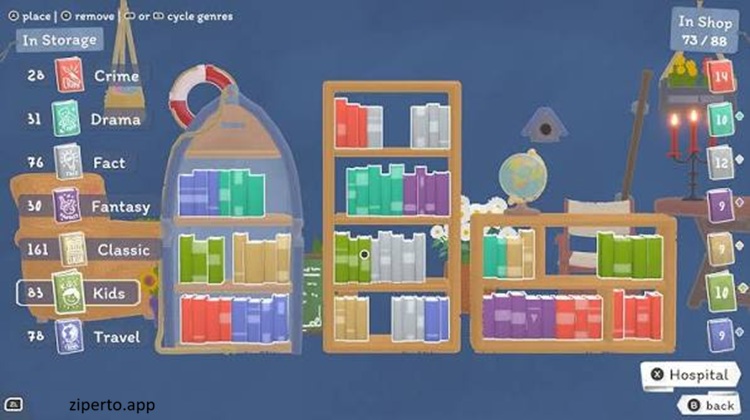 Tiny Bookshop 2026 cozy seaside bookshop adventure with colorful coastal scenery.