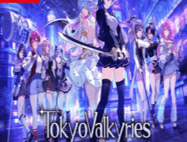 Tokyo Valkyries 2026 showing anime-style warriors preparing for a card battle in Tokyo.