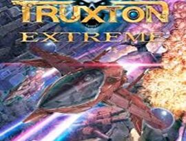 Truxton Extreme 2026 featuring a futuristic battling alien forces with powerful weapons.