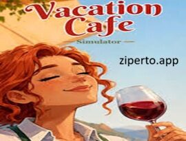 Vacation Cafe Simulator 2026 featuring a cozy Italian cafe, cooking and restaurant management.