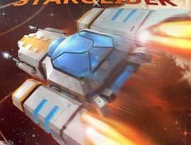 Zotrix Starglider 2026 spaceship battling colorful alien enemies in an arcade space shooter.