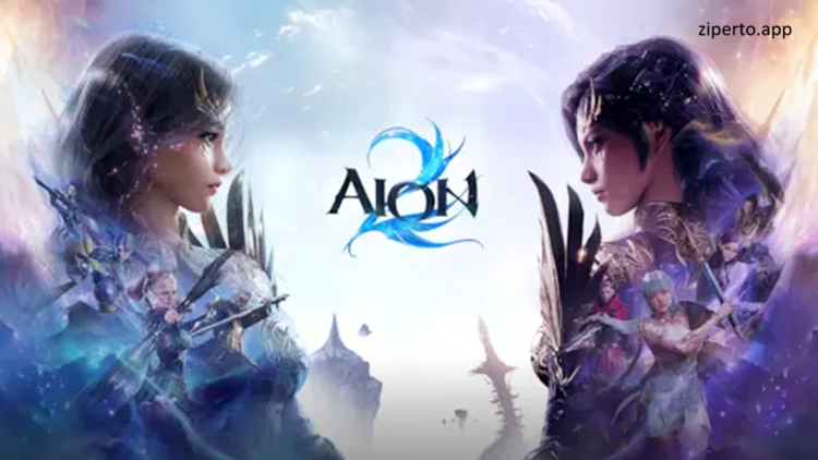 AION 2 2026 characters battling enemies in a vast fantasy world.