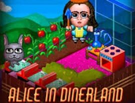 Alice In Dinerland 2026 characters inside a whimsical fantasy diner.