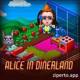 Alice In Dinerland 2026 characters inside a whimsical fantasy diner.