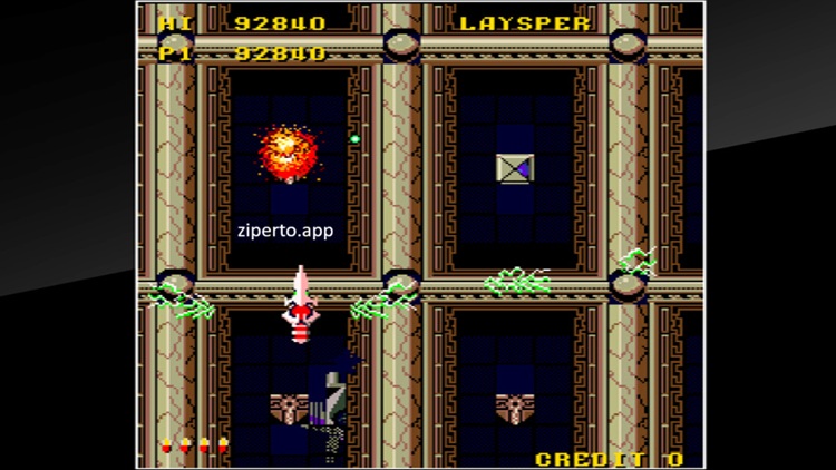 Arcade Archives Darwin 4078 2026 spaceship fighting enemies in a retro space shooter.