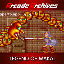 Arcade Archives Legend Of Makai 2026 fantasy warriors battling monsters in a classic arcade stage.