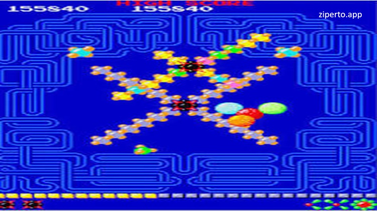 Arcade Archives Phozon 2026 featuring colorful shapes and classic puzzle gameplay.
