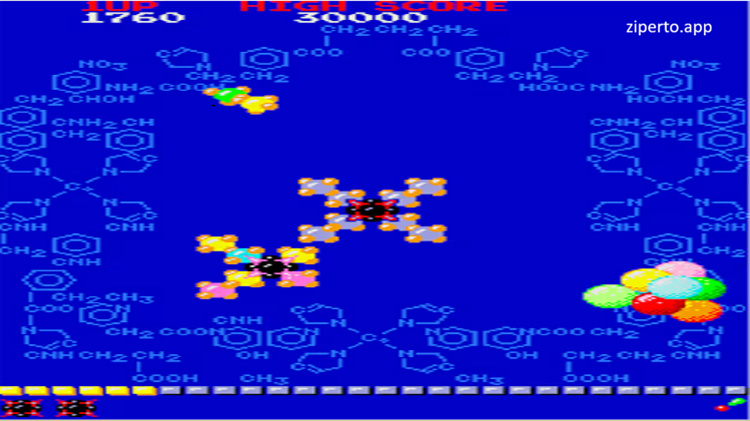 Arcade Archives Phozon 2026 featuring colorful shapes and classic puzzle gameplay.