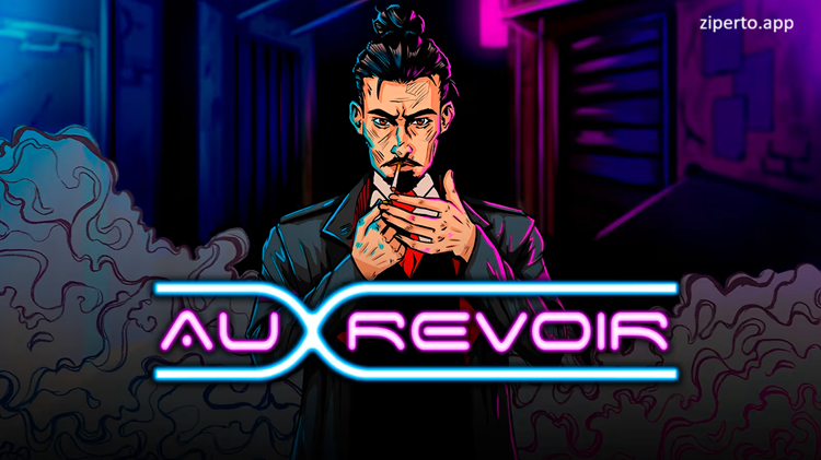 Au Revoir 2026 characters exploring a mysterious setting.