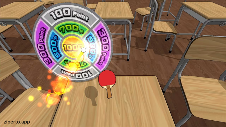 Desktop Table Tennis 2026 features paddle matches with tables, rackets and sports gameplay.