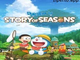 Doraemon Story of Seasons 2026 features farming in a village with crops and friendly characters.