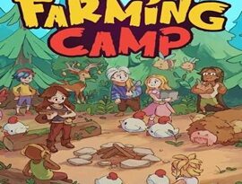 Farming Camp 2026 characters working together on a countryside farm.