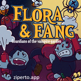 Flora & Fang: Guardians of the Vampire Garden 2026 protect pumpkin garden from insects in this action game.
