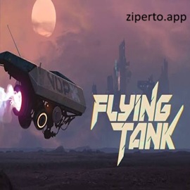 Flying Tank 2026 battling enemies across a futuristic battlefield.