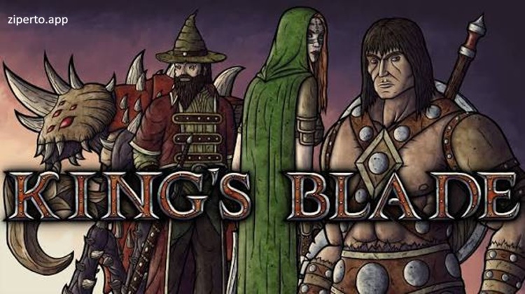 King's Blade 2026 warriors battling enemies in a fantasy stage.