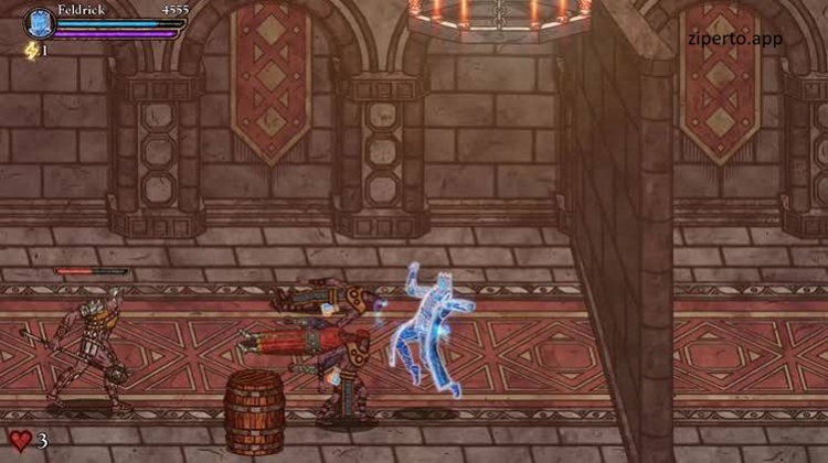 Kings Blade warriors battling enemies in a fantasy stage.