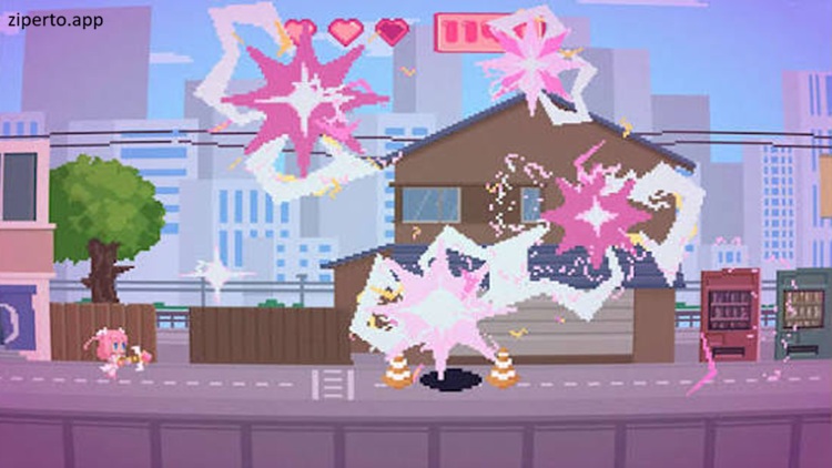 Magical Girl Dash 2026 features heroine running with obstacles, enemies and fantasy challenges.