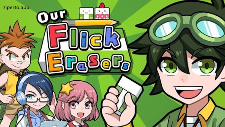 Our Flick Erasers featuring customizable erasers and colorful multiplayer challenges.
