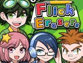 Our Flick Erasers featuring customizable erasers and colorful multiplayer challenges.