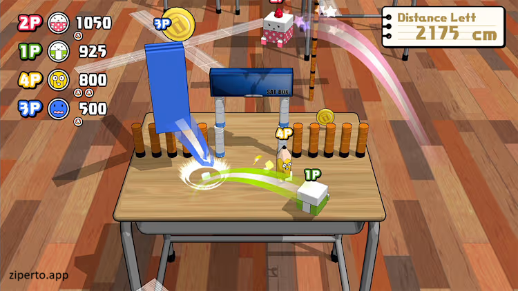 Our Flick Erasers featuring customizable erasers and colorful multiplayer challenges.