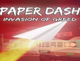 Paper Dash – Invasion of Greed 2026 flying through a ghost-filled world.