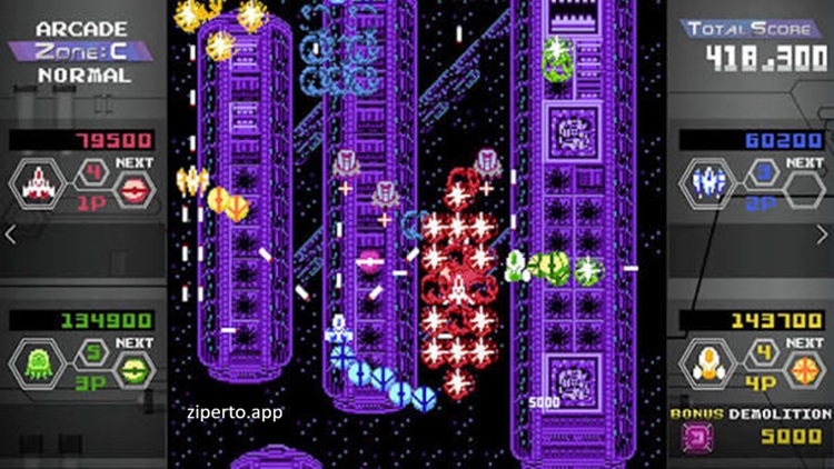 Quad Fighter K 2026 features pixel art, aerial combat and arcade shooting against waves of enemies.