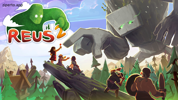 Reus 2 2026 features giant elemental beings shaping planets, landscapes and evolving human civilizations.