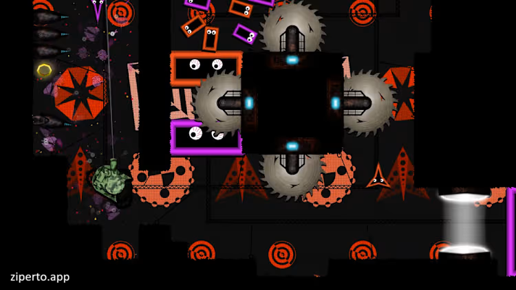Shapeshooter 2026 featuring geometric enemies and fast-paced arcade shooting.