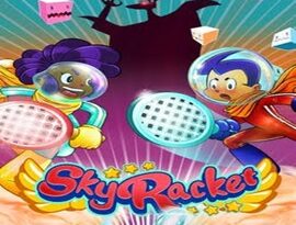 Sky Racket 2026 featuring colorful arcade action with racket-based projectile combat.