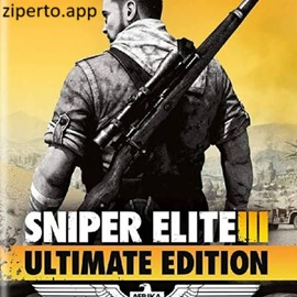 Sniper Elite 3 Ultimate Edition 2026 soldier aiming across a desert battlefield.