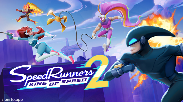 SpeedRunners 2: King of Speed 2026 racers competing through fast platforming tracks.