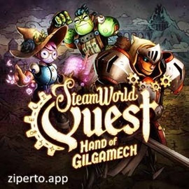 SteamWorld Quest: Hand of Gilgamech 2026 heroes preparing for a fantasy card battle.