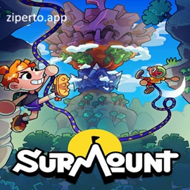 Surmount 2026 climbers scaling a challenging mountain with rocky paths.