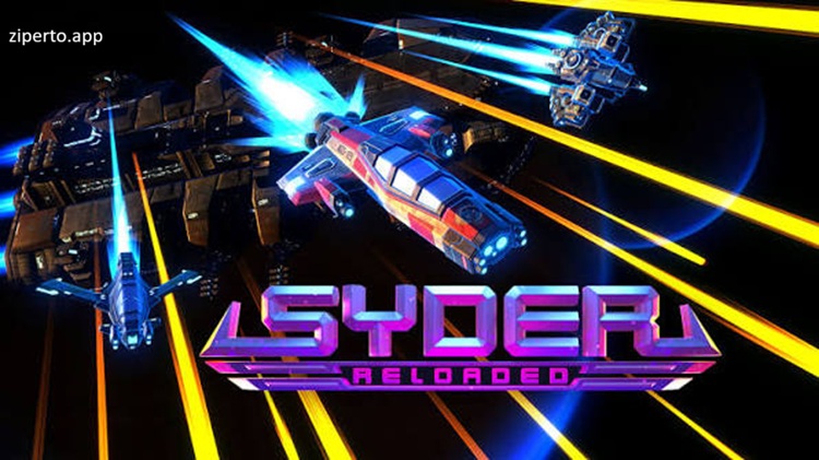 Syder Reloaded 2026 spaceship battling alien forces in a retro space shooter.