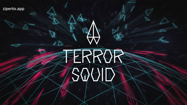 TERROR SQUID 2026 creating dangerous bullet patterns in an arcade arena.